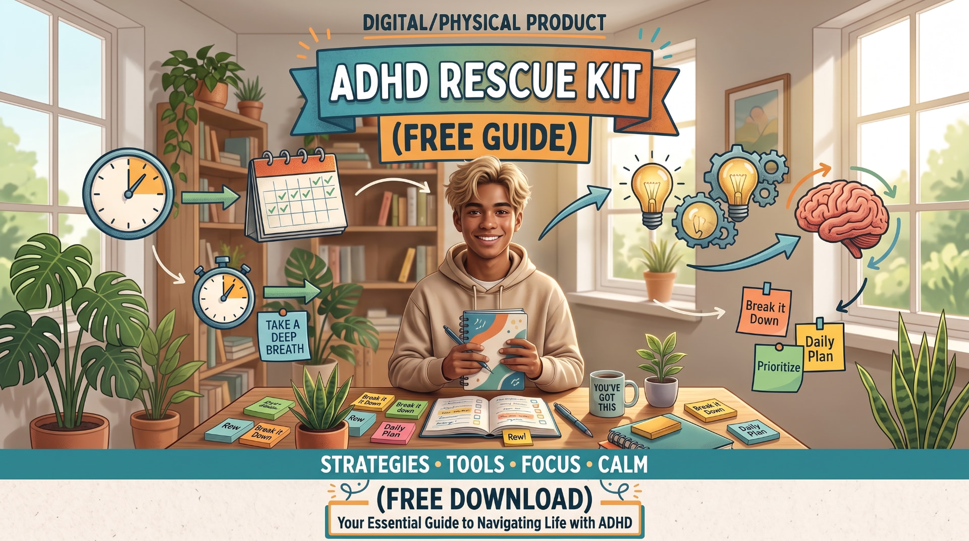 ADHD Rescue Kit — Free Guide cover